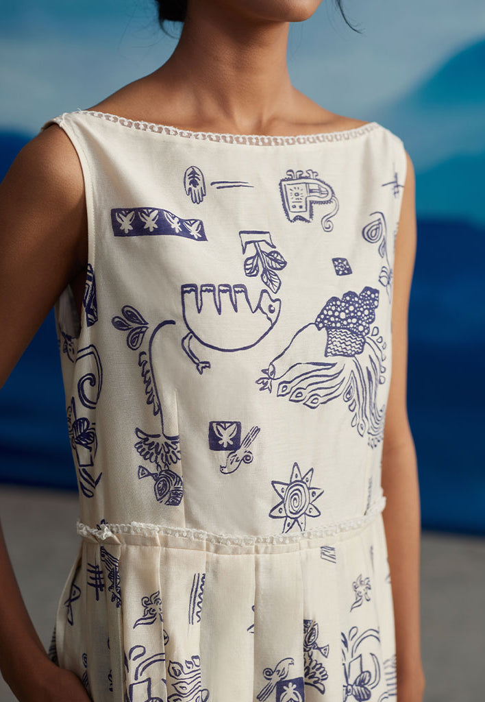 Pema Knife Pleat Dress DRESSES Ahmev