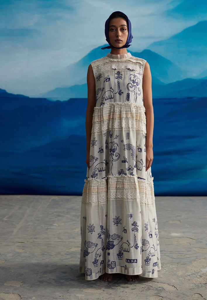 Azami Tier Dress DRESSES Ahmev