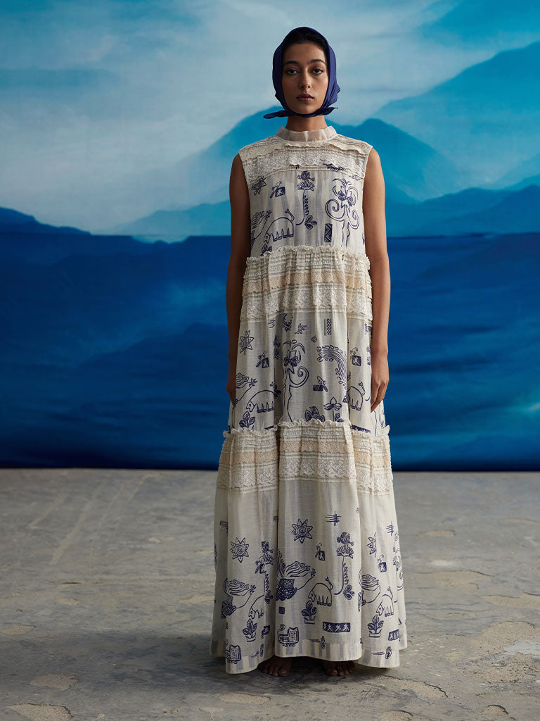 Azami Tier Dress DRESSES Ahmev