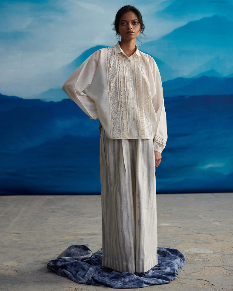Marrila Dolman Lace Shirt TOPS Ahmev