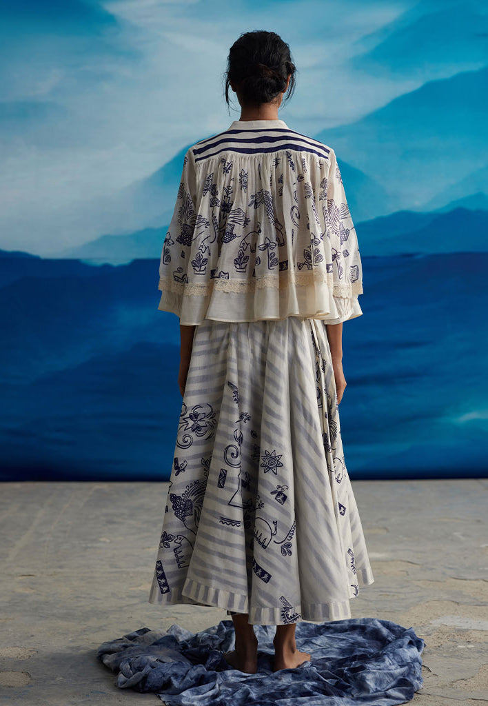 Juniper Gathered Top TOPS Ahmev