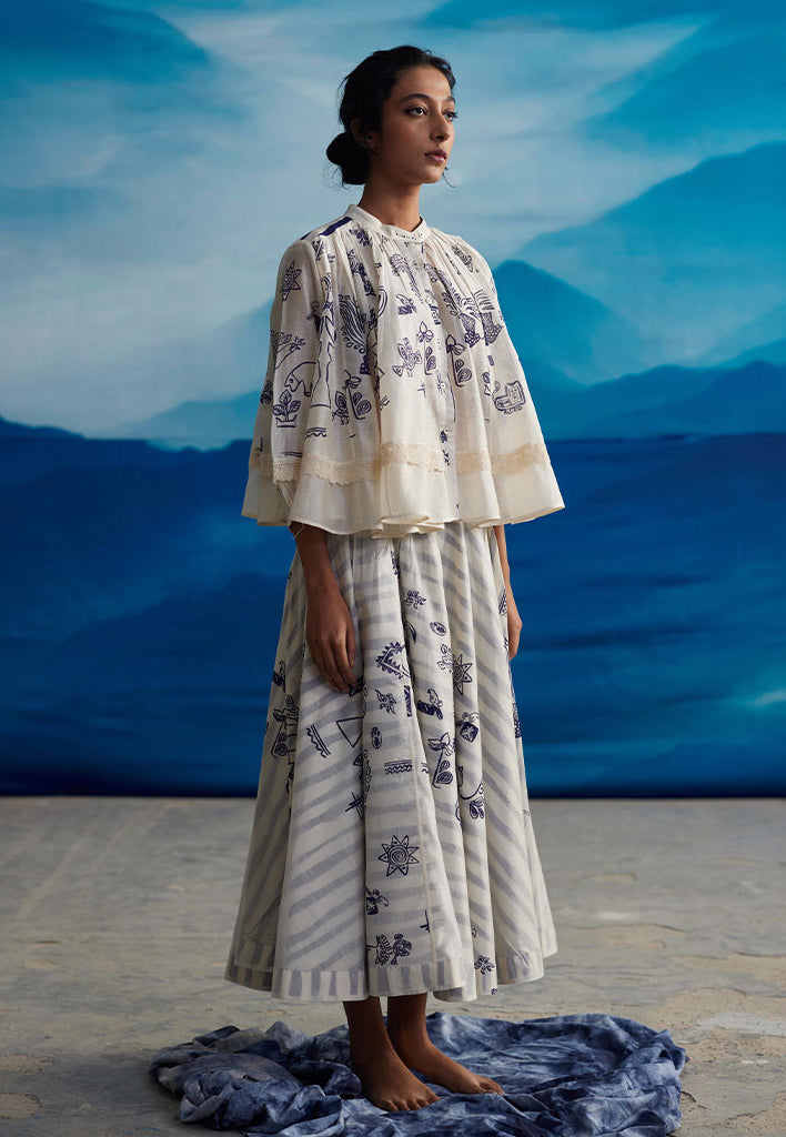 Juniper Gathered Top TOPS Ahmev