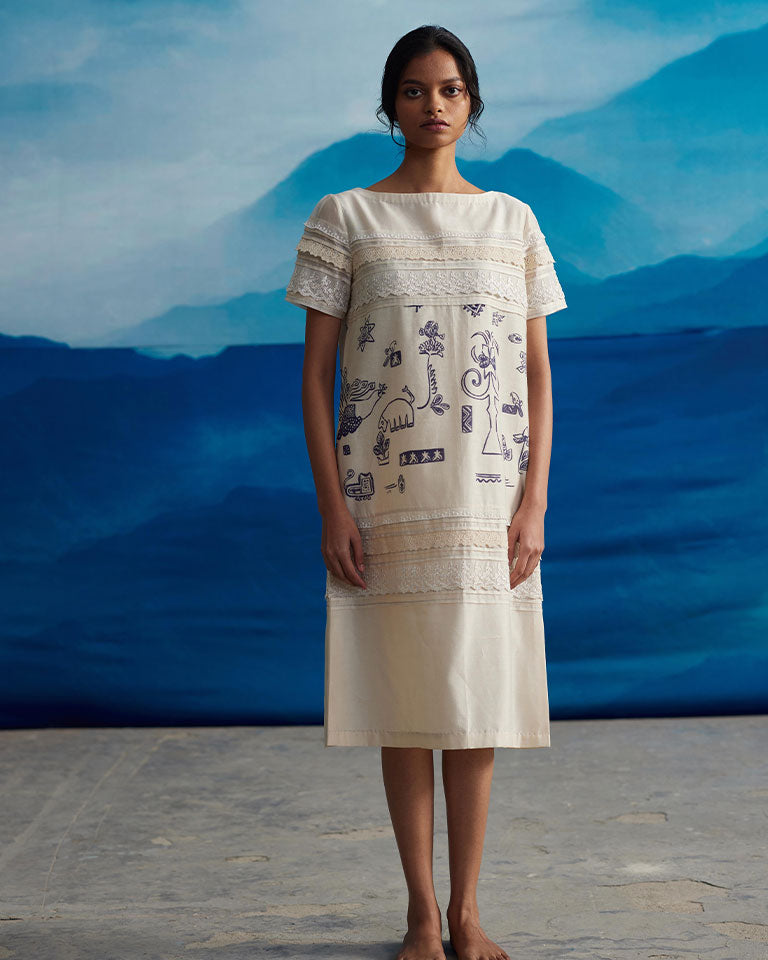 Camellia Shift Dress DRESSES Ahmev