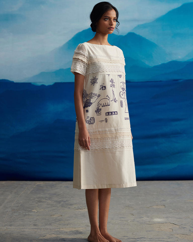 Camellia Shift Dress DRESSES Ahmev