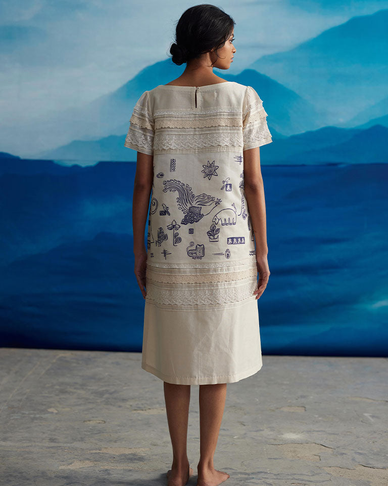 Camellia Shift Dress DRESSES Ahmev