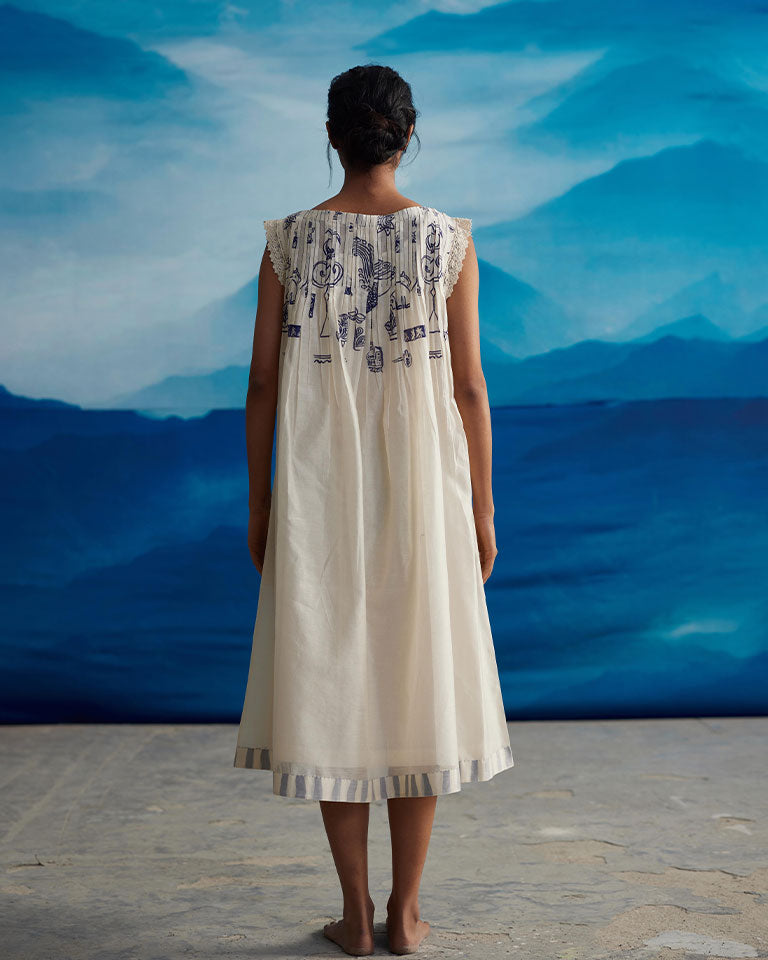Mignon Pleated Neck Dress DRESSES Ahmev
