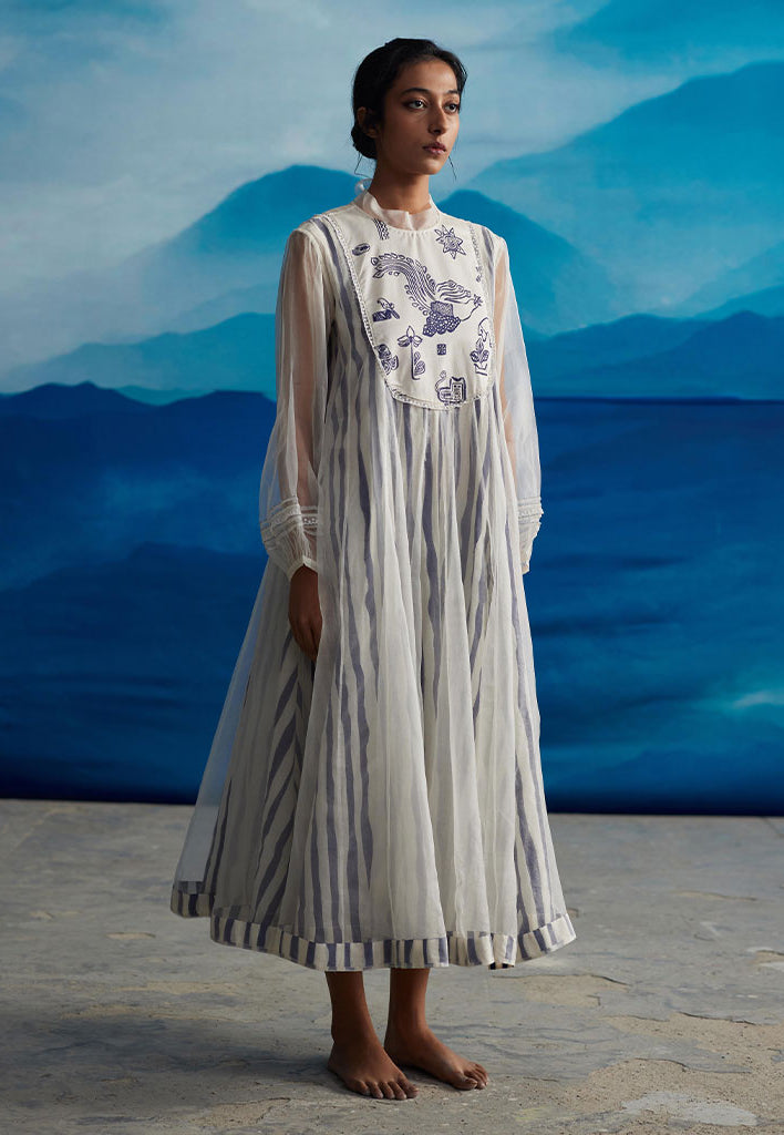 Blazing Yoke Dress DRESSES Ahmev