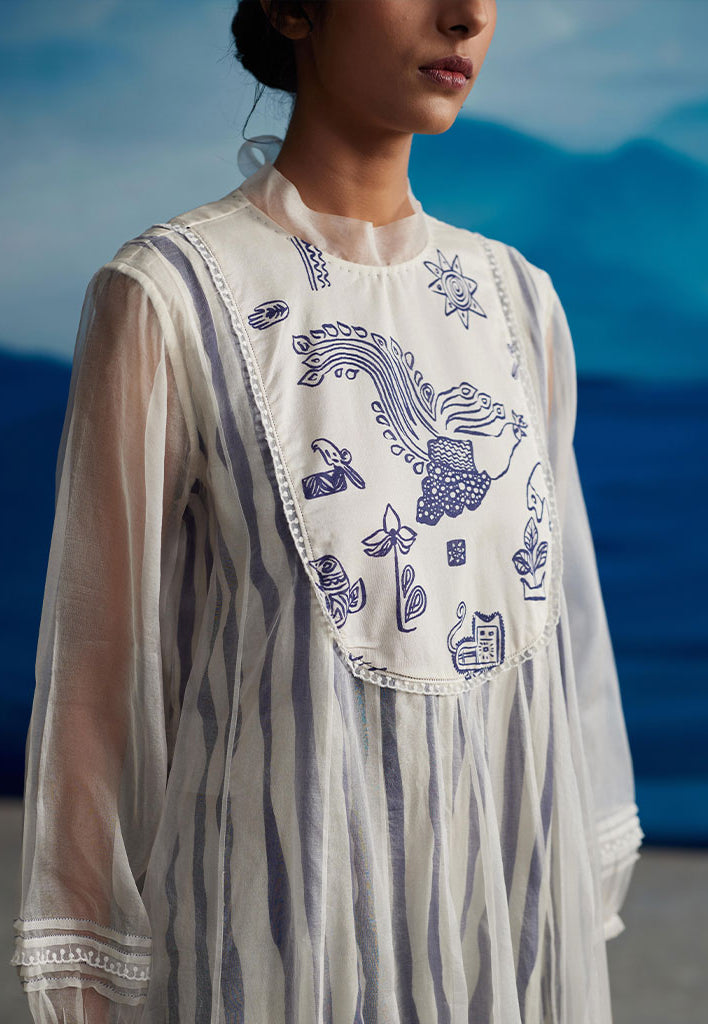 Blazing Yoke Dress DRESSES Ahmev