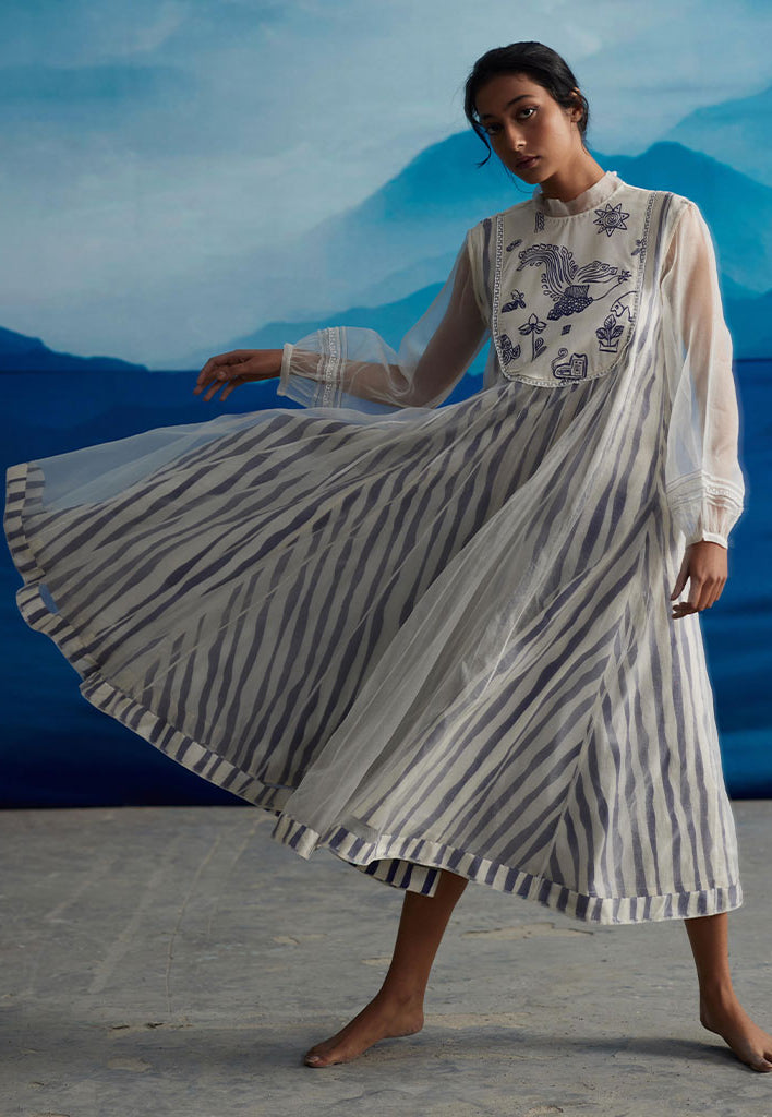 Blazing Yoke Dress DRESSES Ahmev