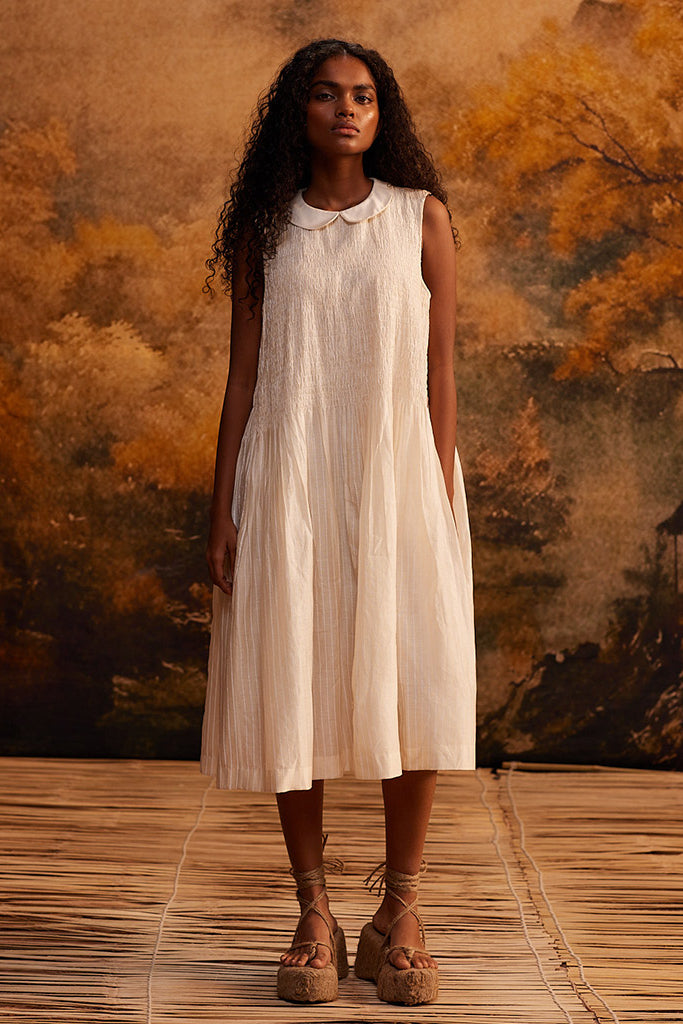 Shibui Stripe Ruching Dress DRESSES Ahmev