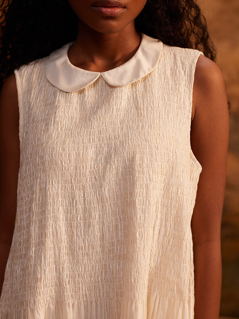 Shibui Stripe Ruching Dress DRESSES Ahmev