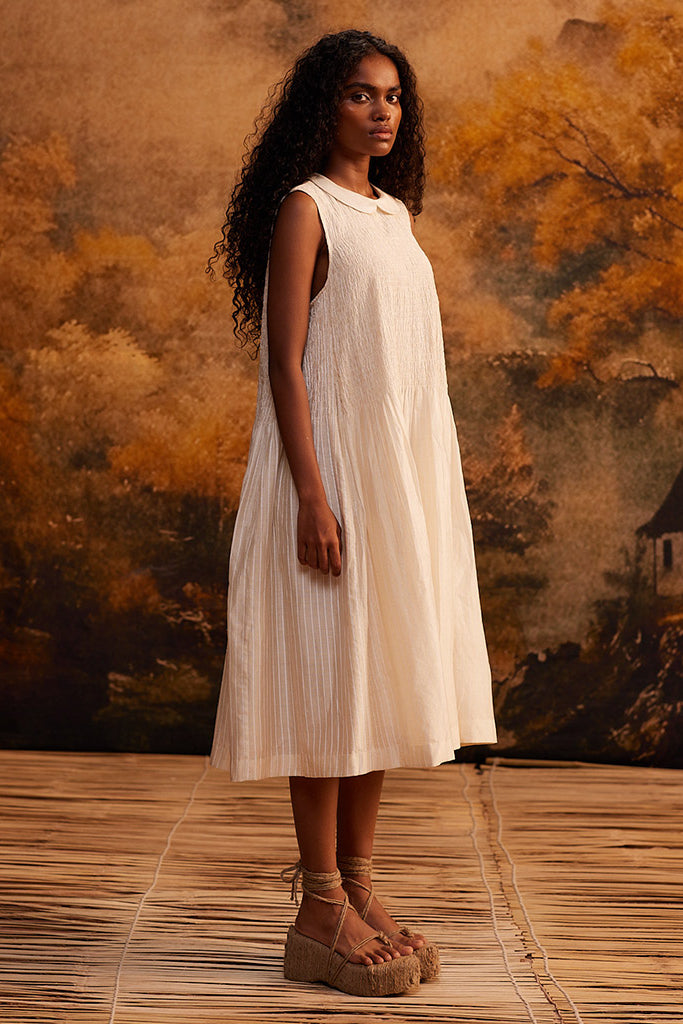 Shibui Stripe Ruching Dress DRESSES Ahmev