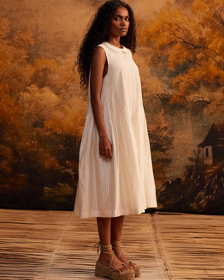 Shibui Stripe Ruching Dress DRESSES Ahmev