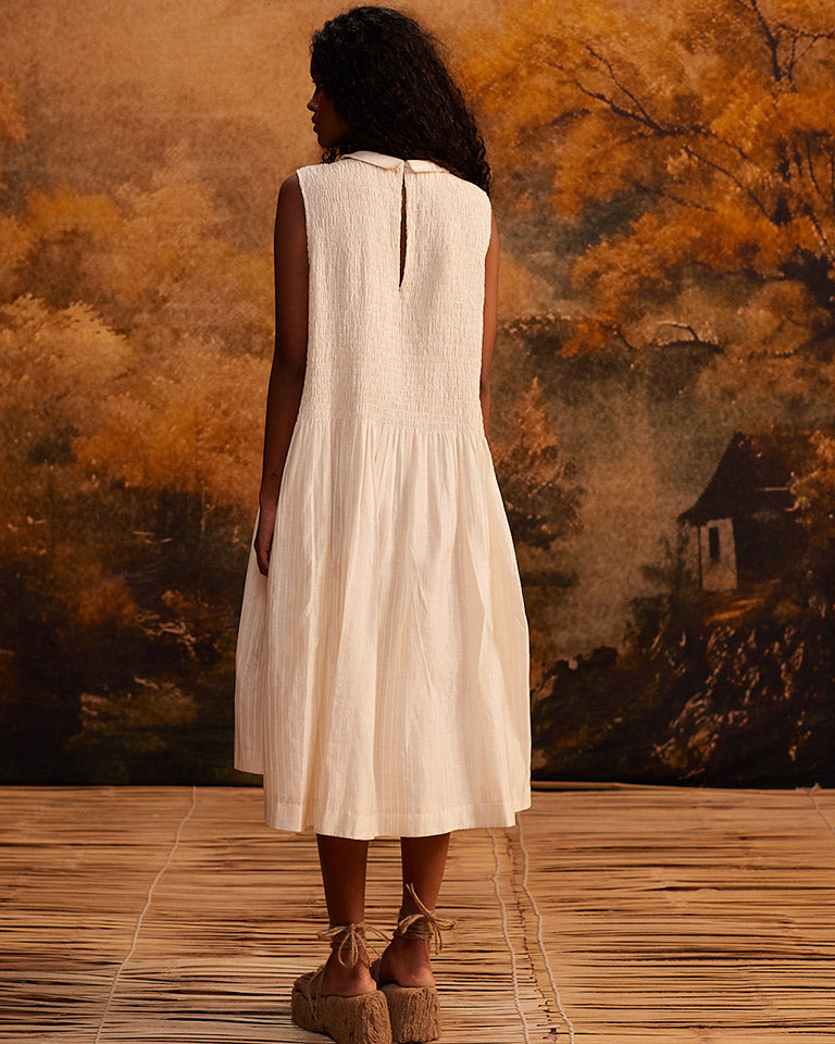 Shibui Stripe Ruching Dress DRESSES Ahmev