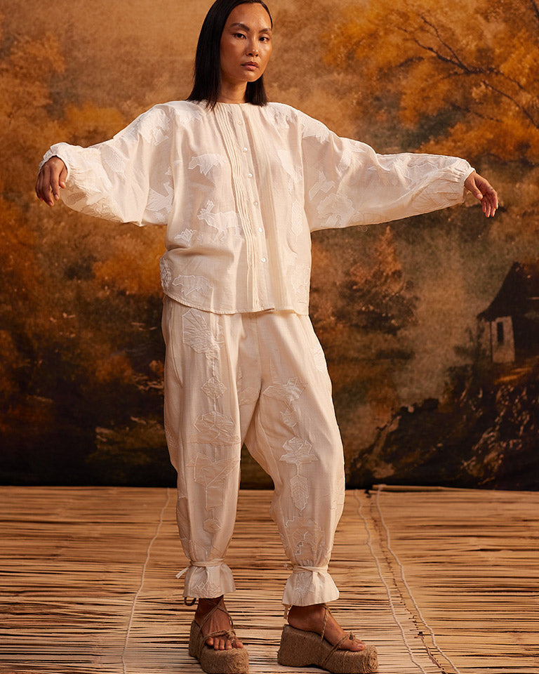 Reiko Drop-Crotch Pants BOTTOMS Ahmev
