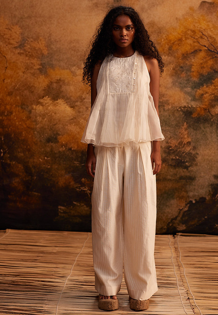 Hana Organza Halter Top TOPS Ahmev