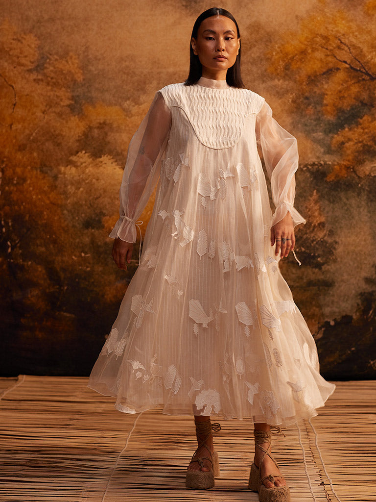 Saku Yoke Dress DRESSES Ahmev