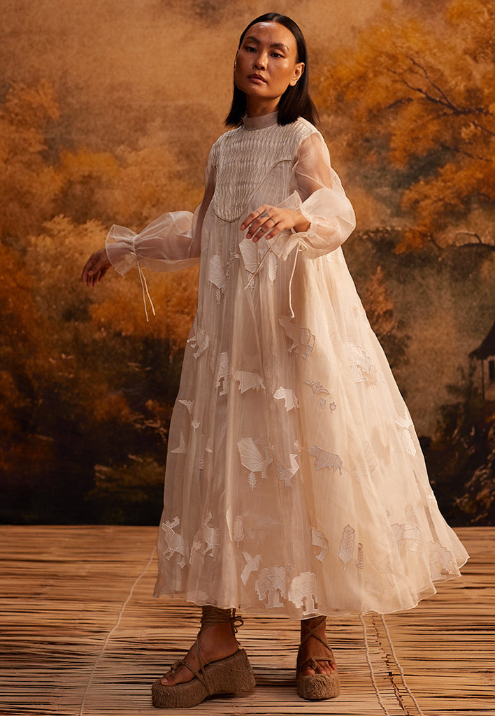 Saku Yoke Dress DRESSES Ahmev