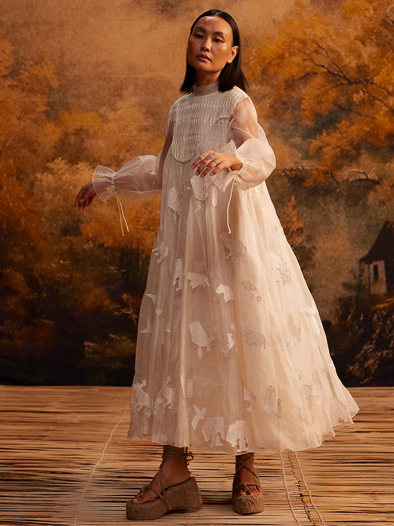 Saku Yoke Dress DRESSES Ahmev