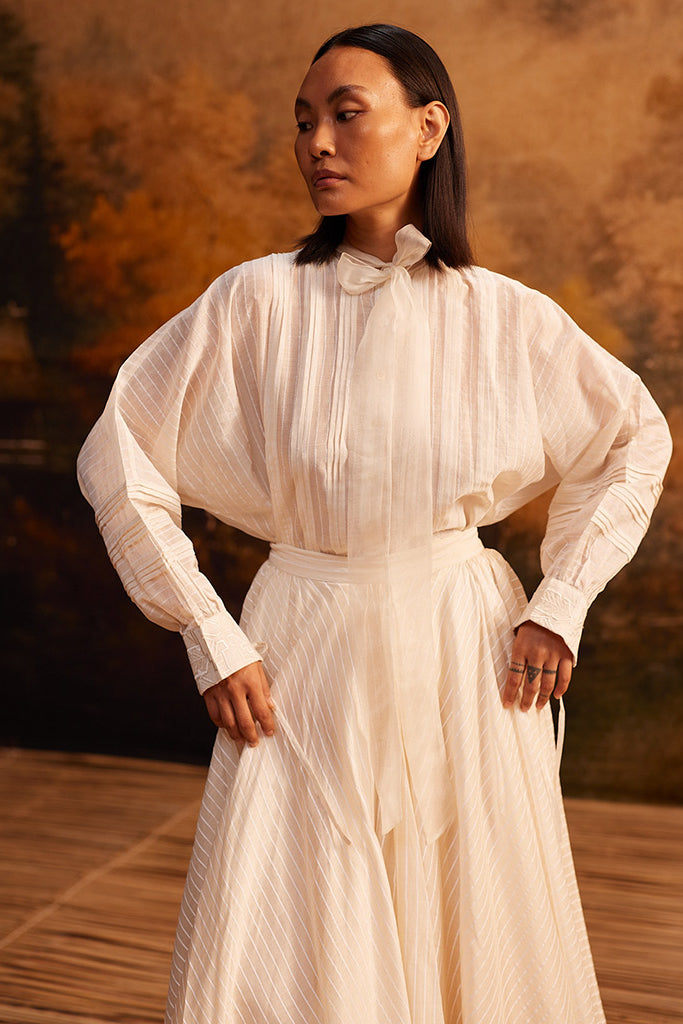 Enso Stripe Skirt BOTTOMS Ahmev