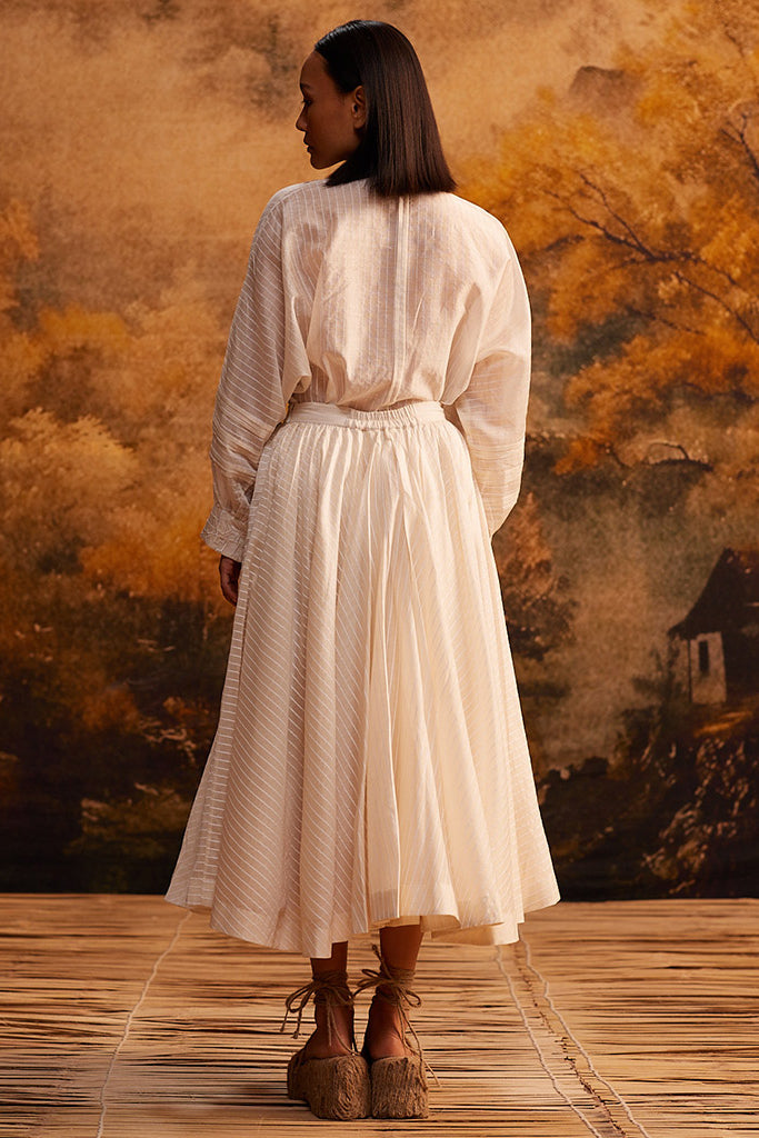 Enso Stripe Skirt BOTTOMS Ahmev