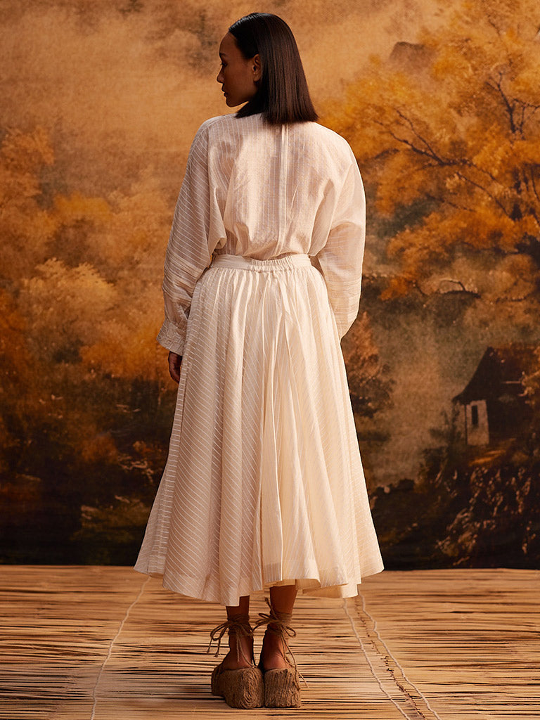 Enso Stripe Skirt BOTTOMS Ahmev