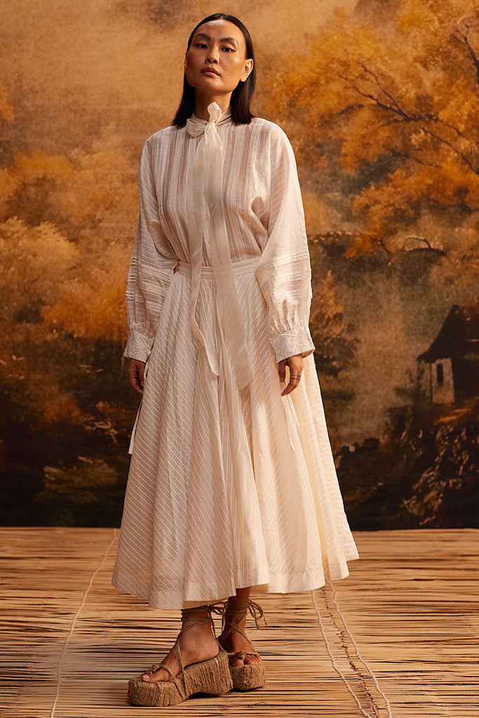 Enso Stripe Skirt BOTTOMS Ahmev