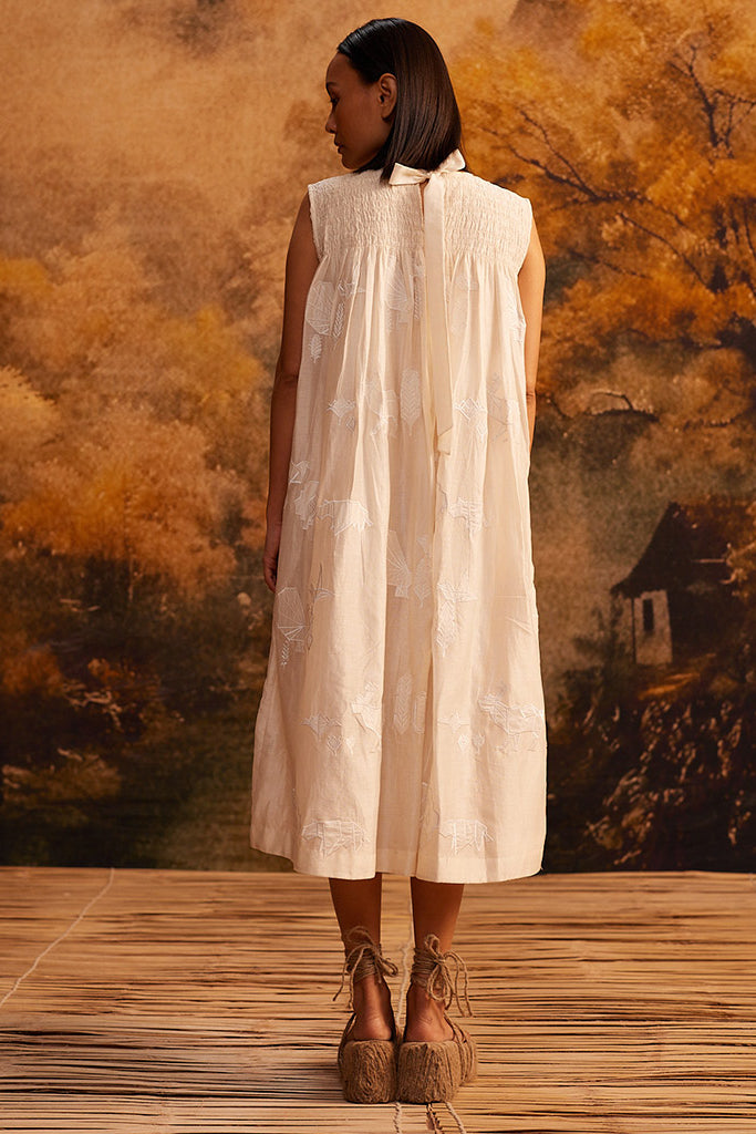 Tani-Ori Applique Ruching Dress DRESSES Ahmev