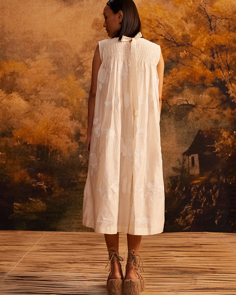 Tani-Ori Applique Ruching Dress DRESSES Ahmev