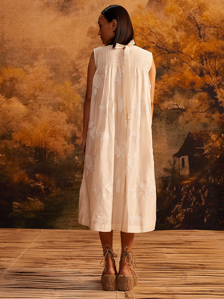 Tani-Ori Applique Ruching Dress DRESSES Ahmev