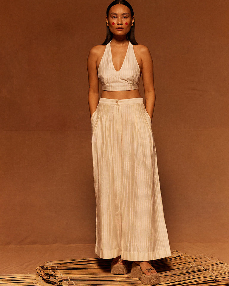 Shunkan Pleated Pants BOTTOMS Ahmev