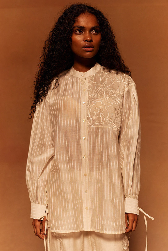 Dobutsu Mandarin Shirt TOPS Ahmev