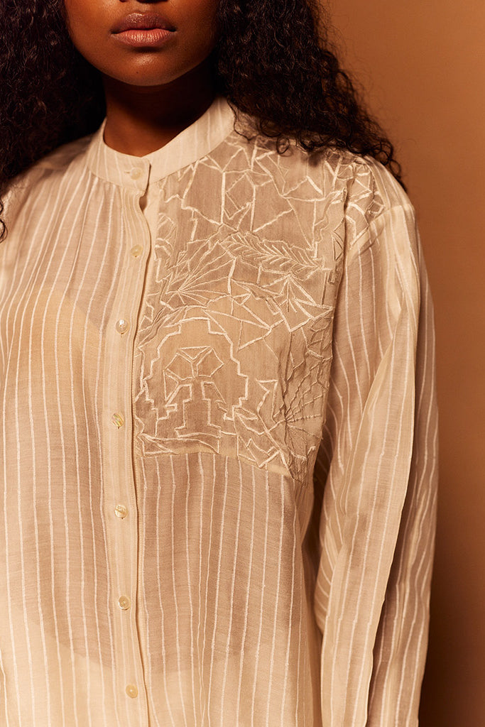 Dobutsu Mandarin Shirt TOPS Ahmev