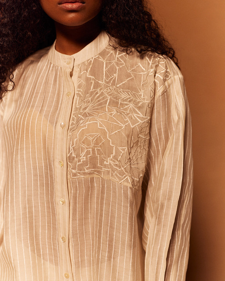 Dobutsu Mandarin Shirt TOPS Ahmev