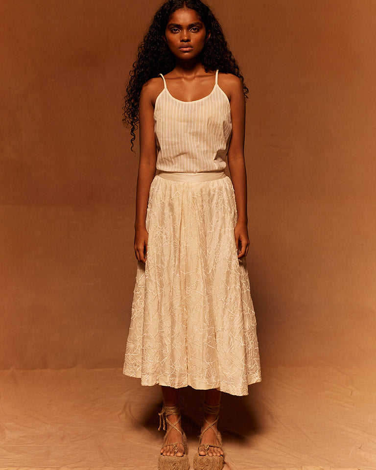 Muryo Emroidered Skirt BOTTOMS Ahmev