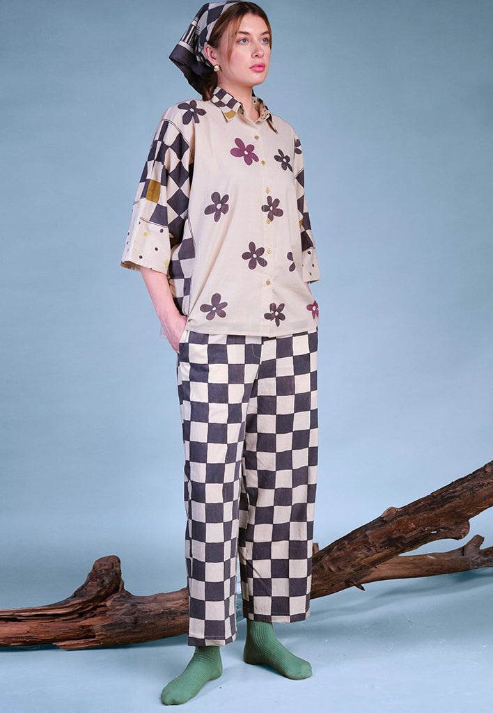 Flower Pressed In Pages Shirt TOPS IKKIVI