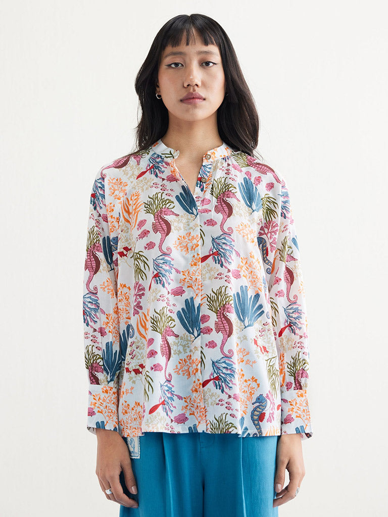 Blooming Reef Classic Shirt TOPS SUI