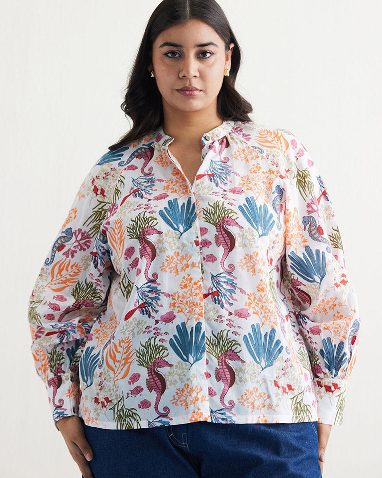 Blooming Reef Classic Shirt TOPS SUI