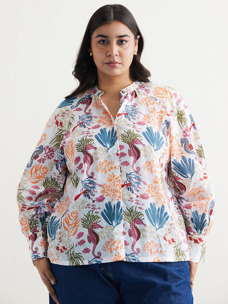 Blooming Reef Classic Shirt TOPS SUI