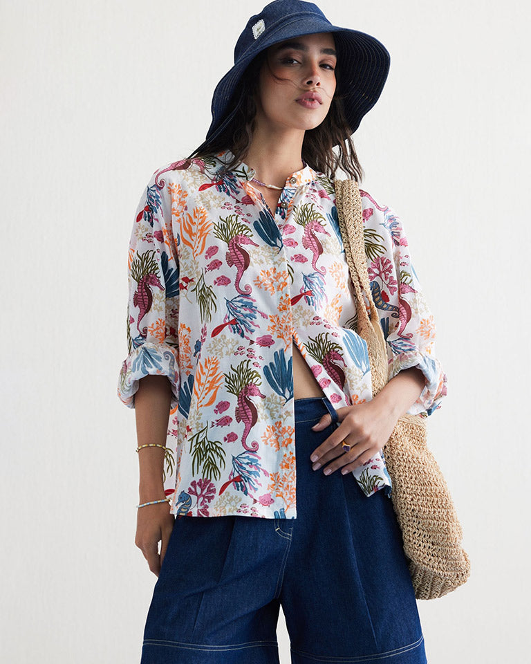 Blooming Reef Classic Shirt TOPS SUI
