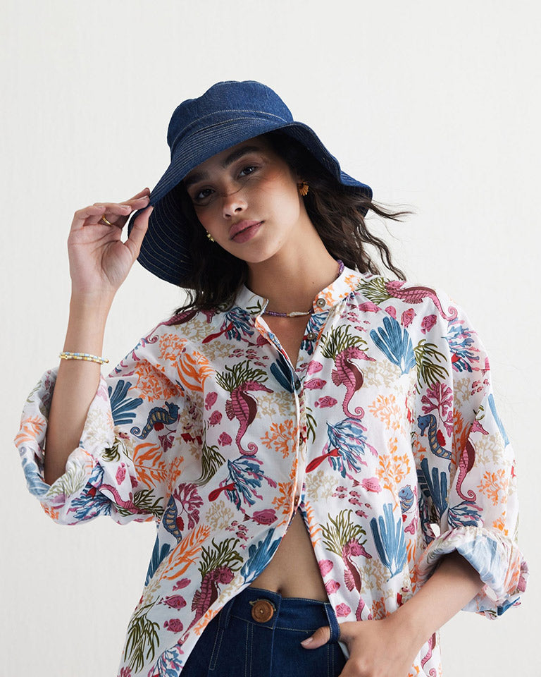Blooming Reef Classic Shirt TOPS SUI