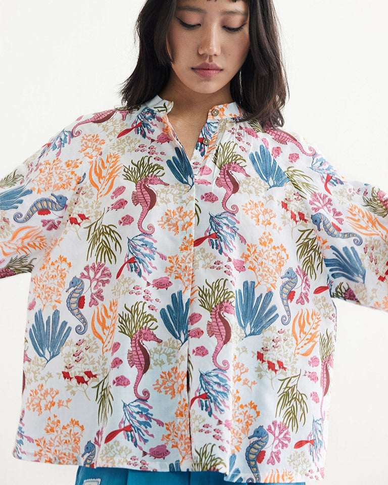 Blooming Reef Classic Shirt TOPS SUI