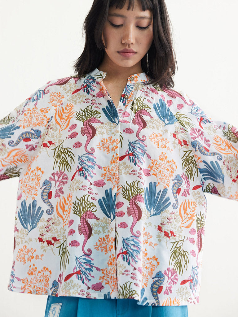 Blooming Reef Classic Shirt TOPS SUI