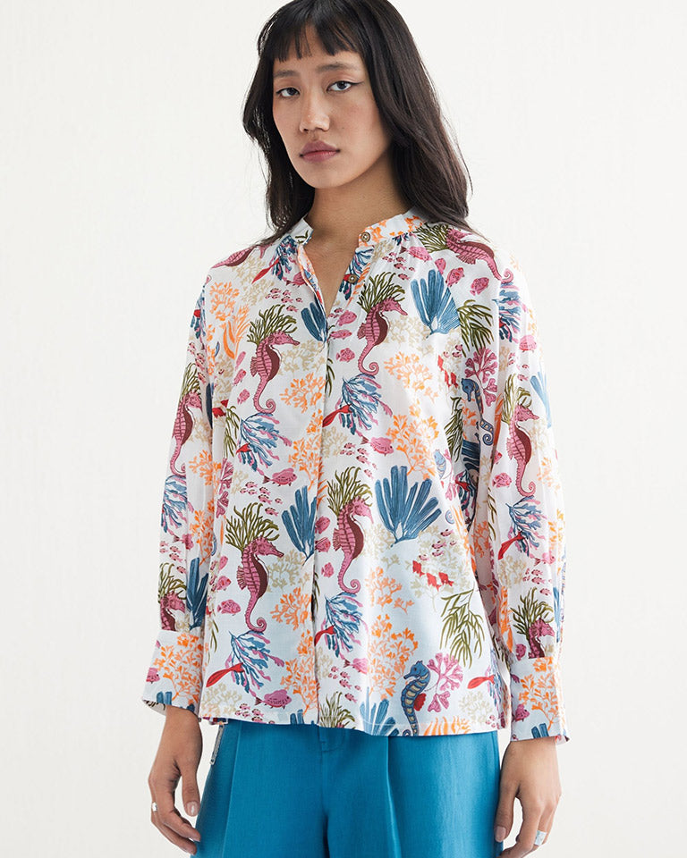 Blooming Reef Classic Shirt TOPS SUI