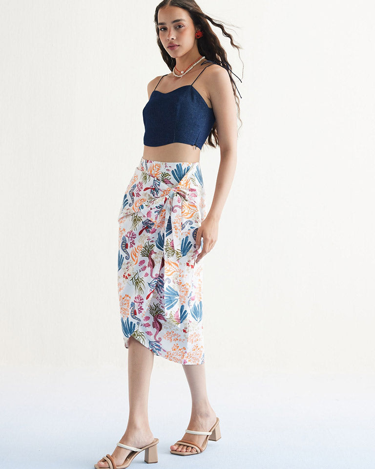 Blooming Reef Wrap Skirt BOTTOMS SUI