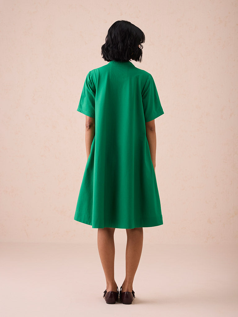 Bright Blessings Mandarin Collar Dress DRESSES SUI