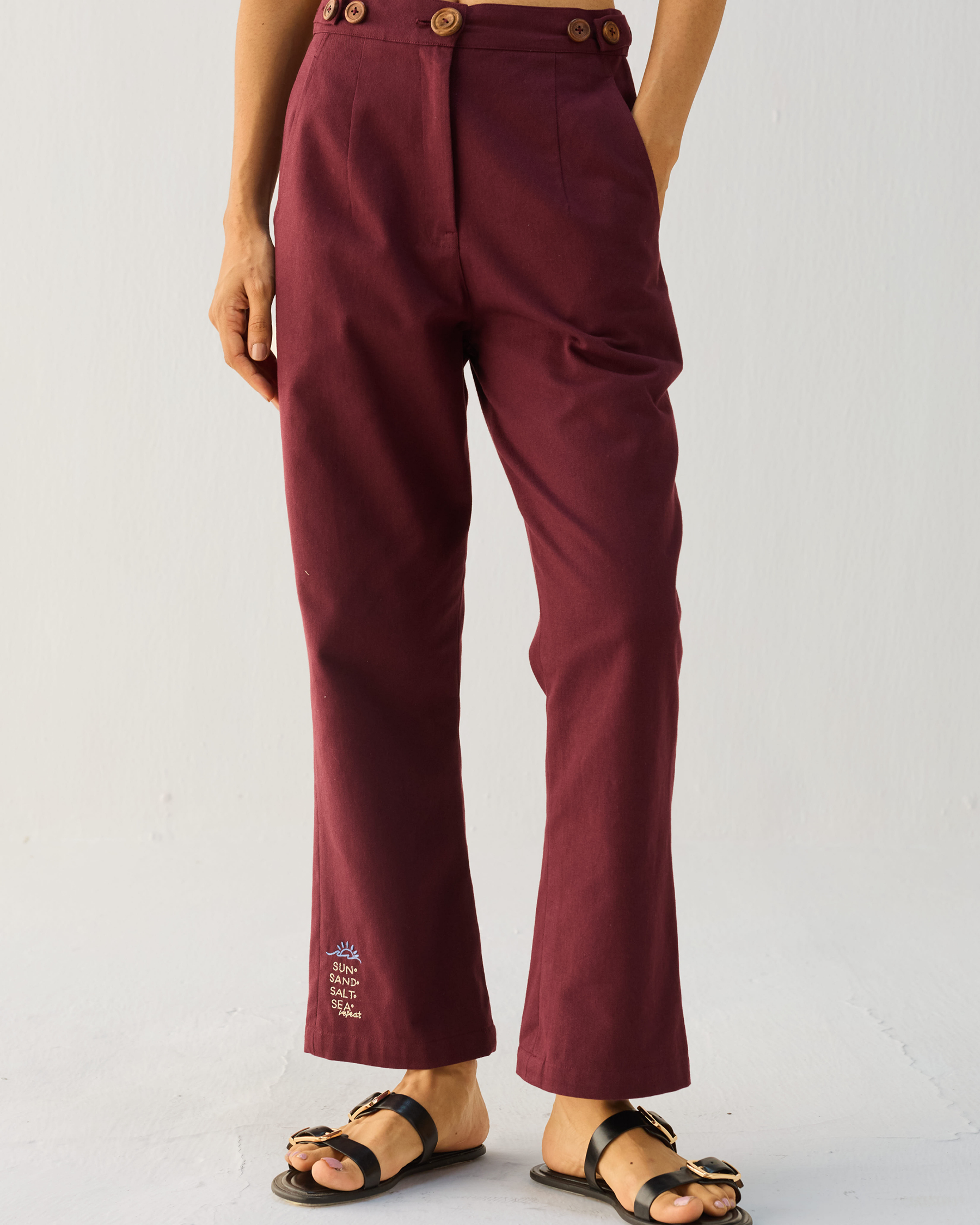 By The Sea Organic Cotton Pants BOTTOMS SUI