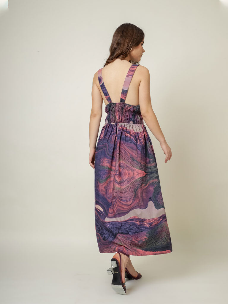 August Printed Dress DRESSES Doodlage