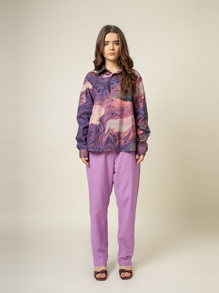 Earo Printed Shirt TOPS Doodlage