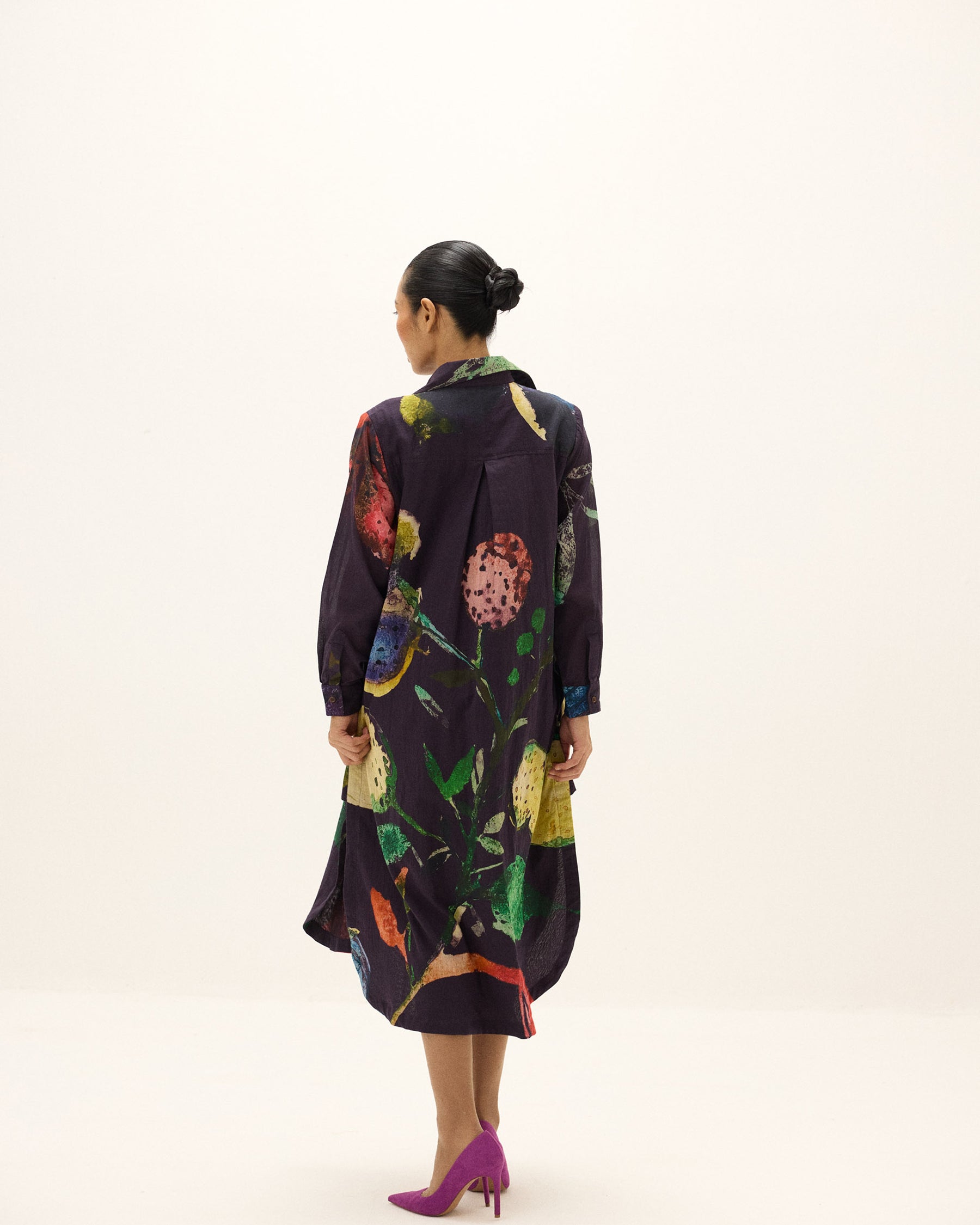 Plateau Shirt Dress DRESSES KHARA KAPAS